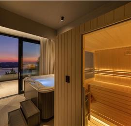 Luxury 5-Bedroom Sea-View Villa with Heated Infinity Pool in Orasac near Dubrovnik – Sleeps 10